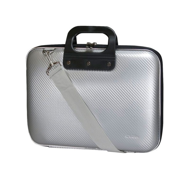 E-vitta maletín color plata para portátil de 15.6"