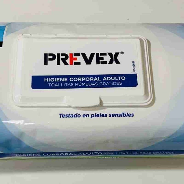 Prevex Toallitas Higiene corporal Adultos 60 uds